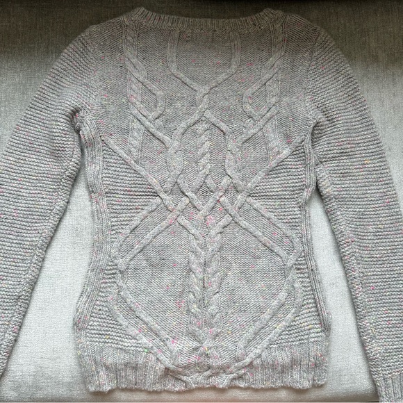 Gray with Neon Tweed Sweater - Size XS - Picture 7 of 7